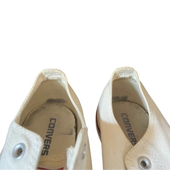 Converse Chuck Taylor All Star Low Top White Sneakers Women’s 10 / Men’s 8 - Picture 11 of 15